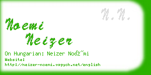 noemi neizer business card